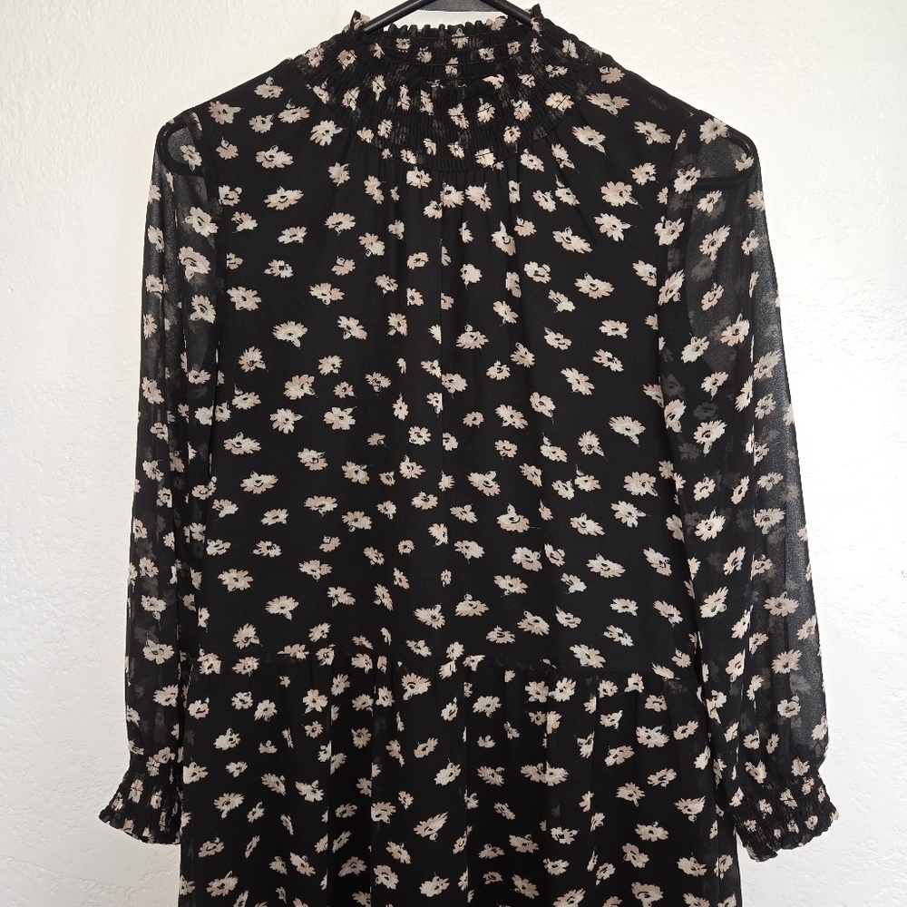 Madewell Mistlight Mockneck Dress in Seattle Floral Size XS - Picture 8 of 15